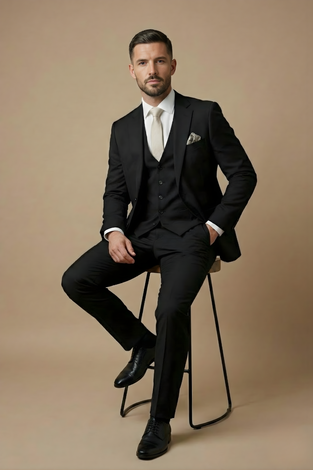 David | Men’s Formal Three-Piece Suit