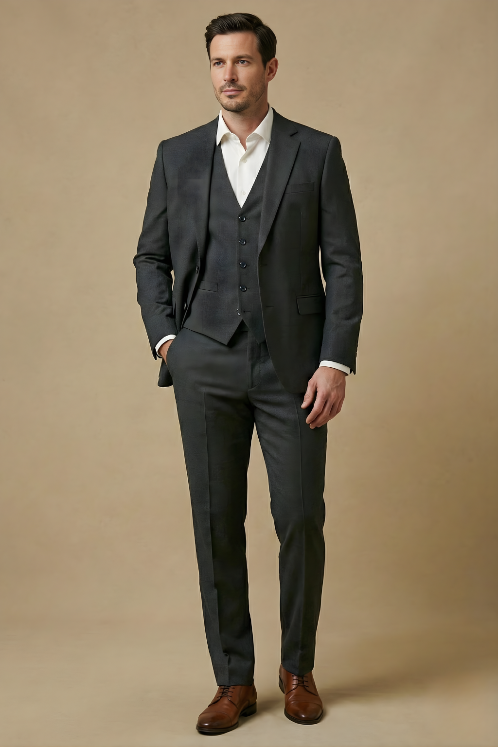 David | Men’s Formal Three-Piece Suit