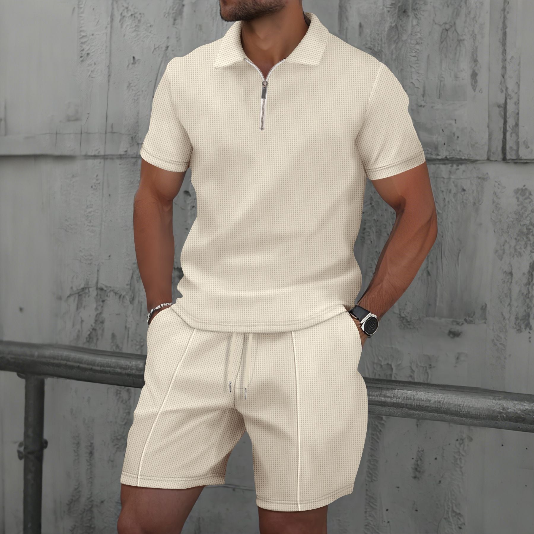 Oscar | Men’s Quarter-zip Polo Set