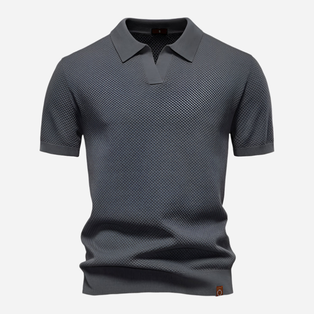 Marcus | Men’s Short Sleeve Knit Polo