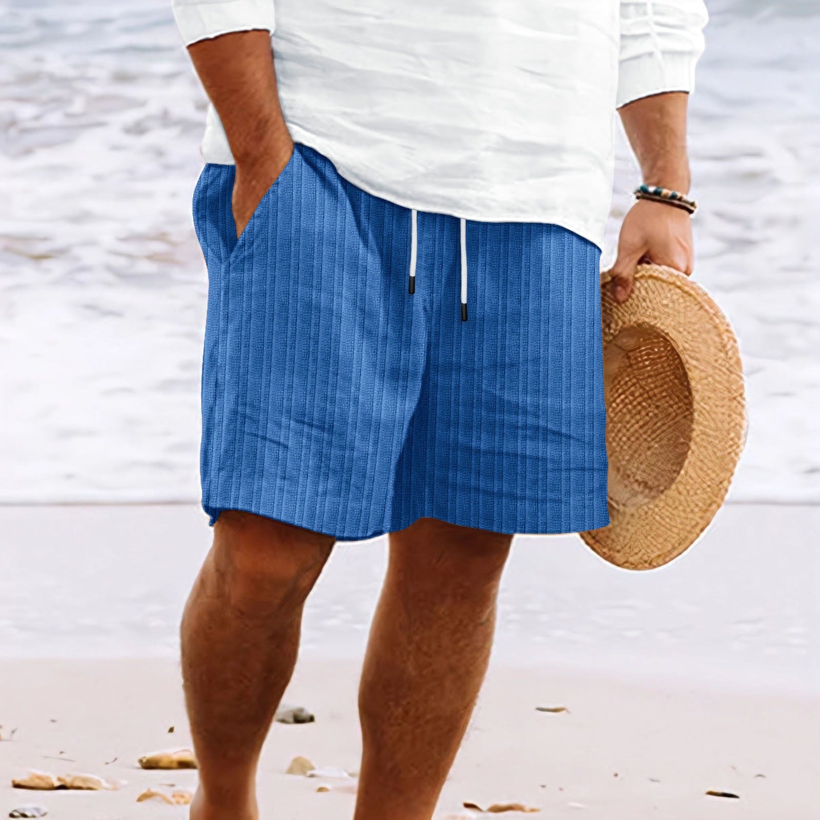 Dario | Men’s Striped Summer Shorts