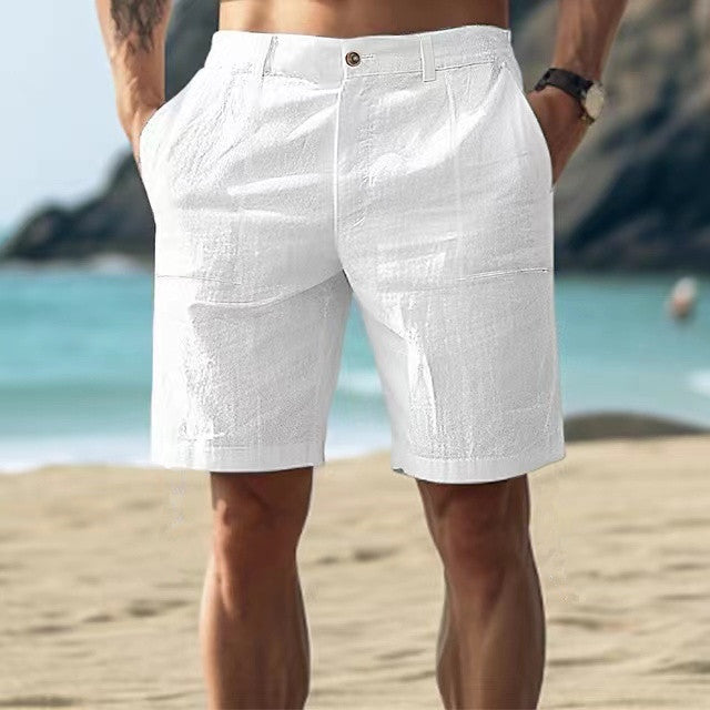Emanuele | Men’s Linen Summer Shorts