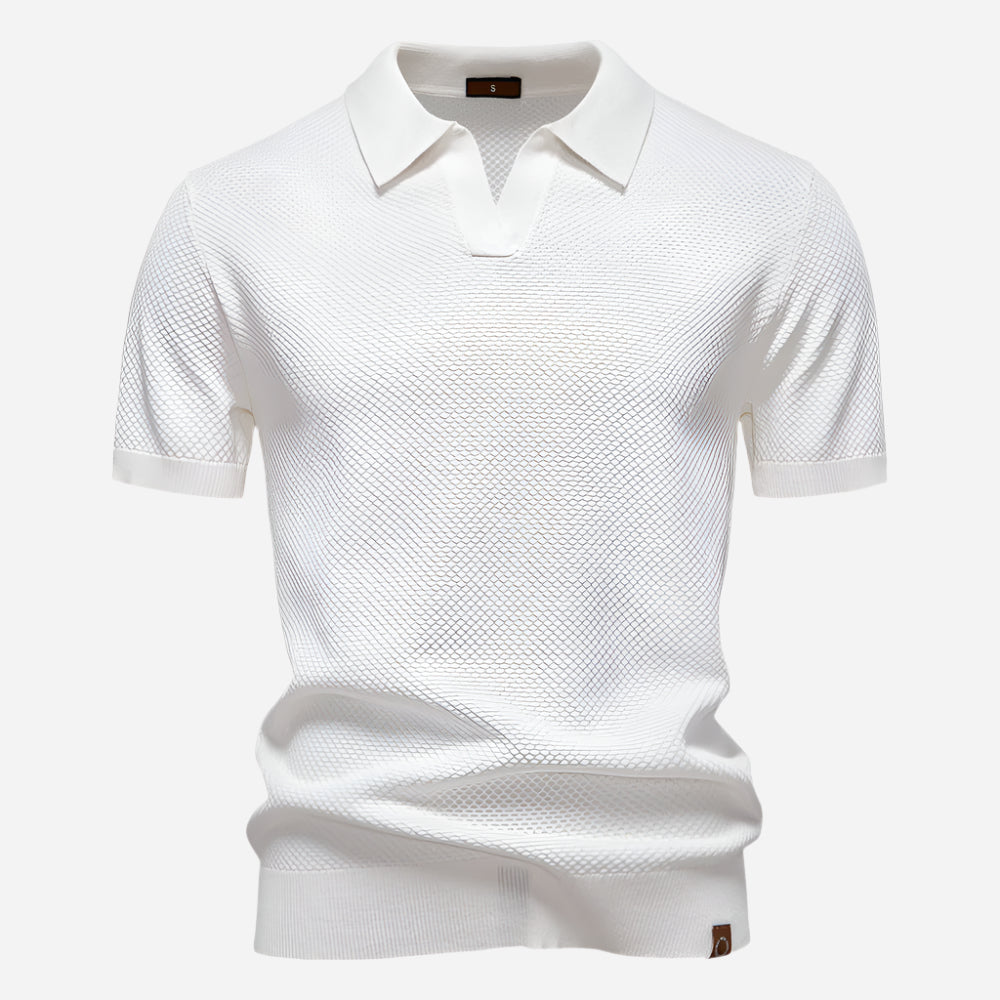 Marcus | Men’s Short Sleeve Knit Polo
