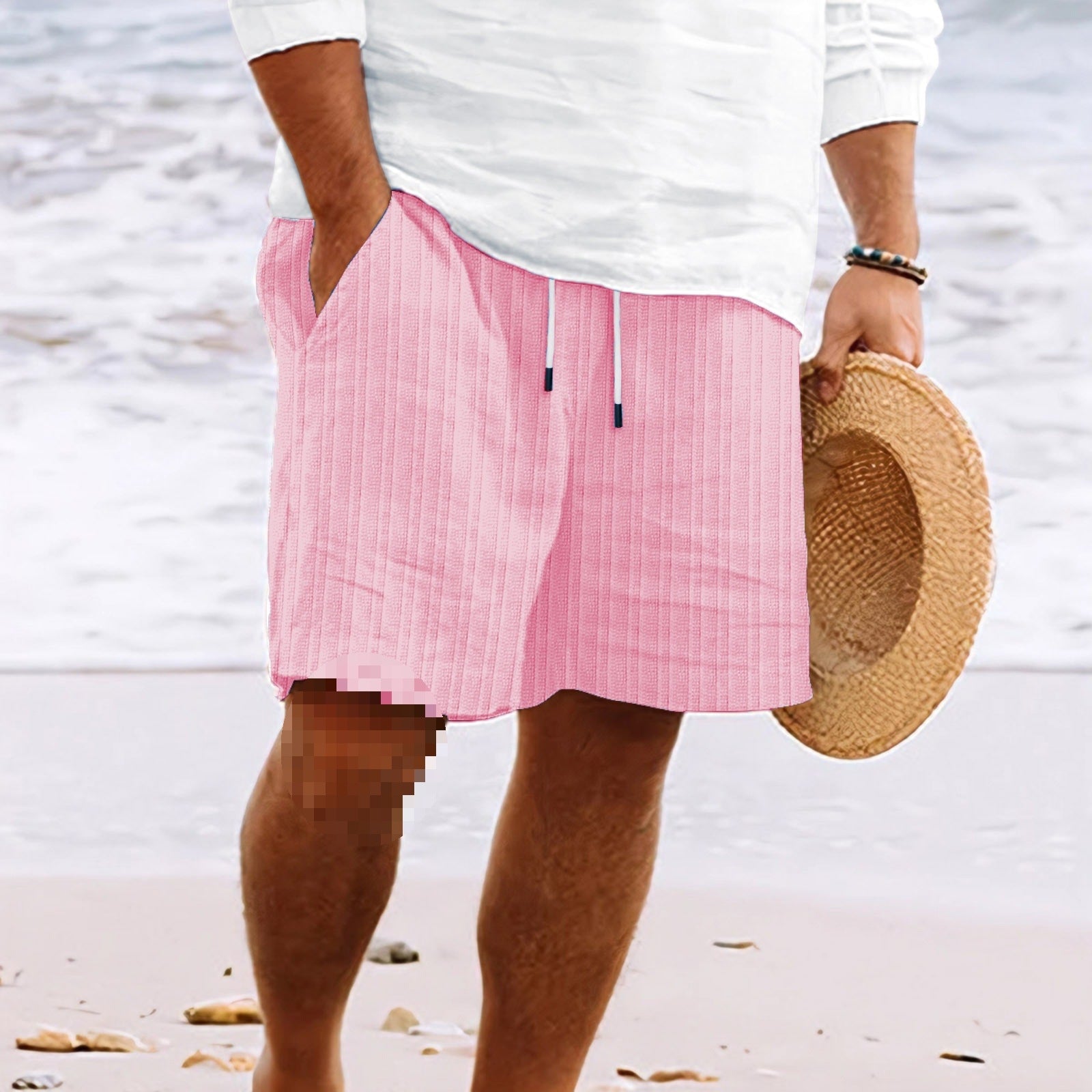 Dario | Men’s Striped Summer Shorts