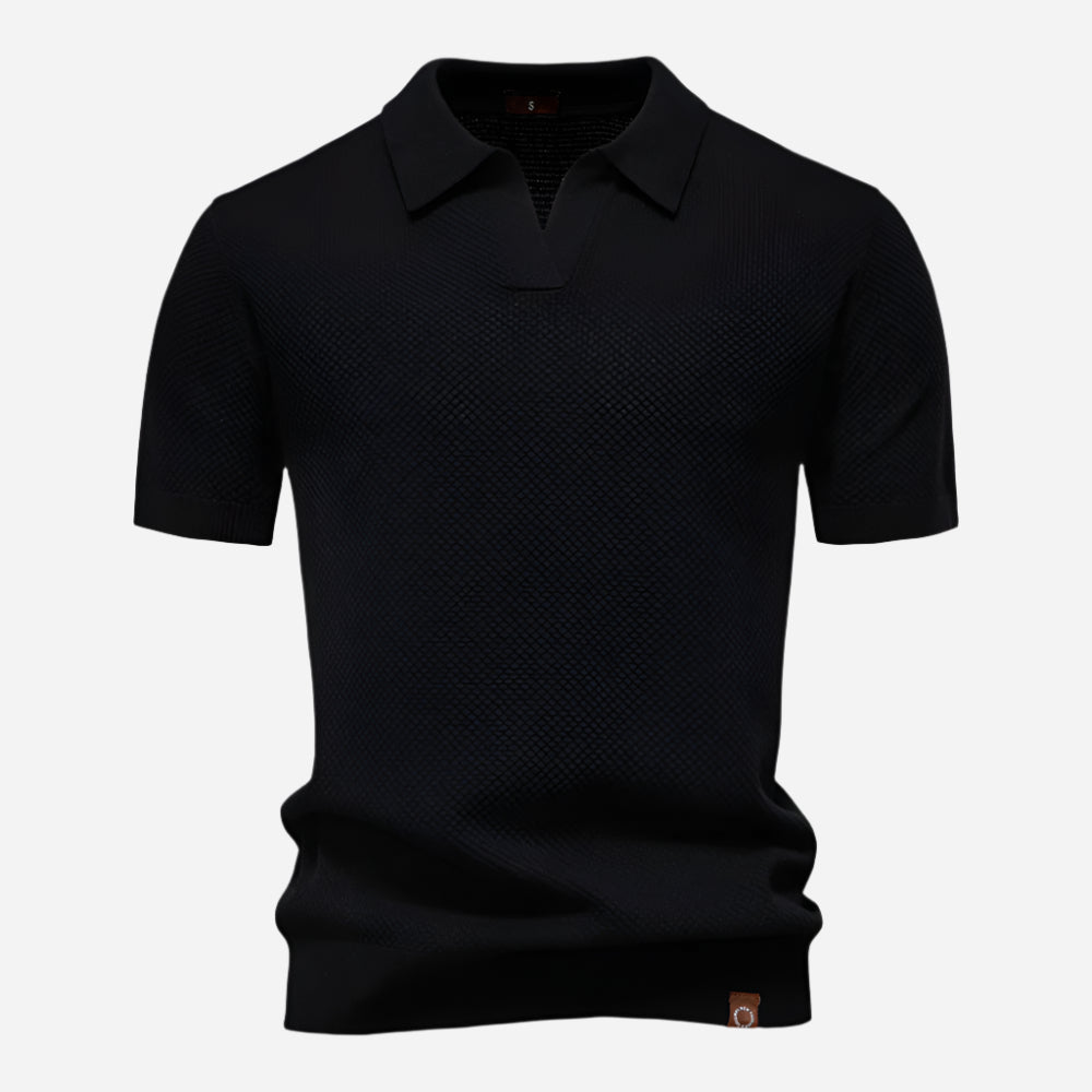 Marcus | Men’s Short Sleeve Knit Polo