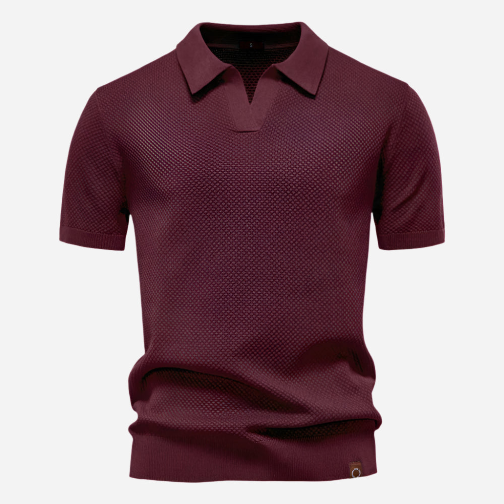 Marcus | Men’s Short Sleeve Knit Polo