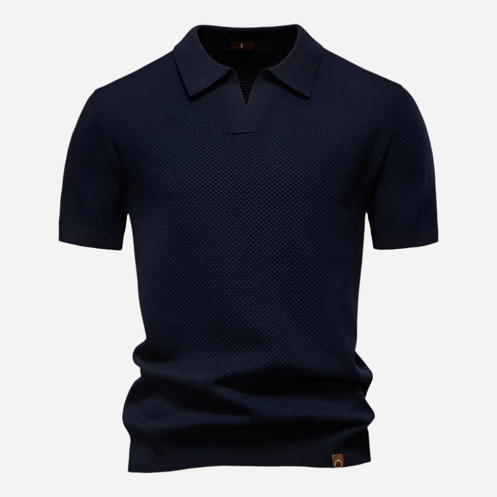 Marcus | Men’s Short Sleeve Knit Polo