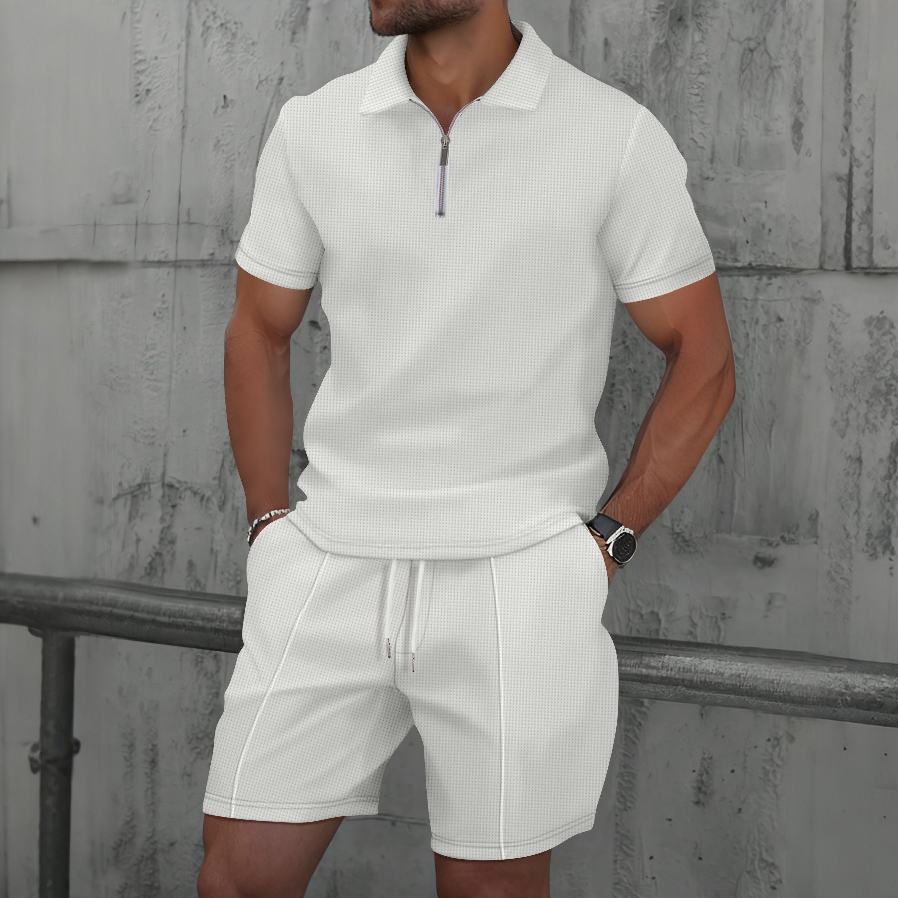 Oscar | Men’s Quarter-zip Polo Set