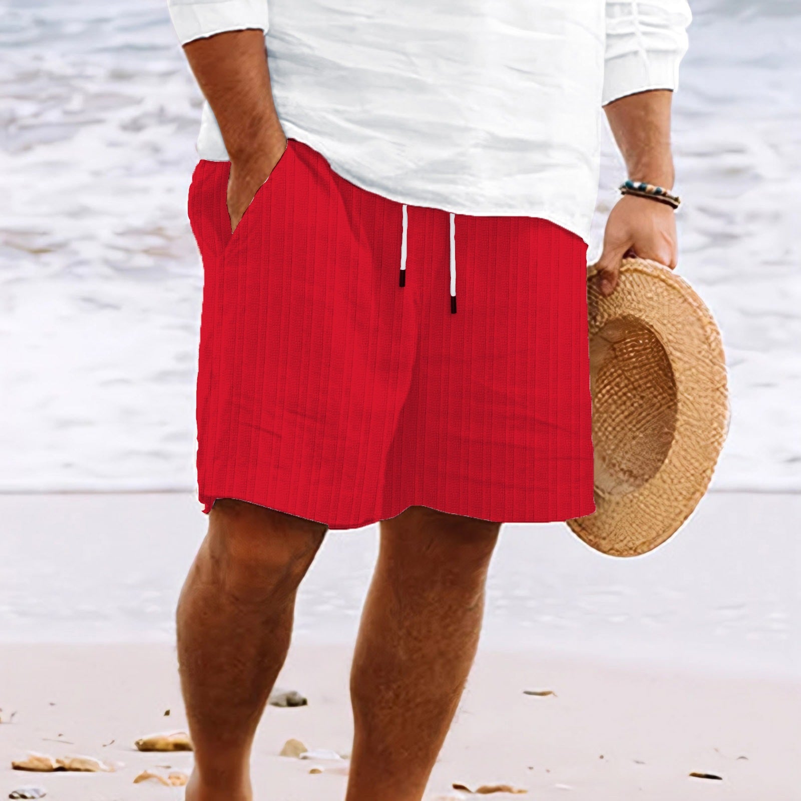 Dario | Men’s Striped Summer Shorts