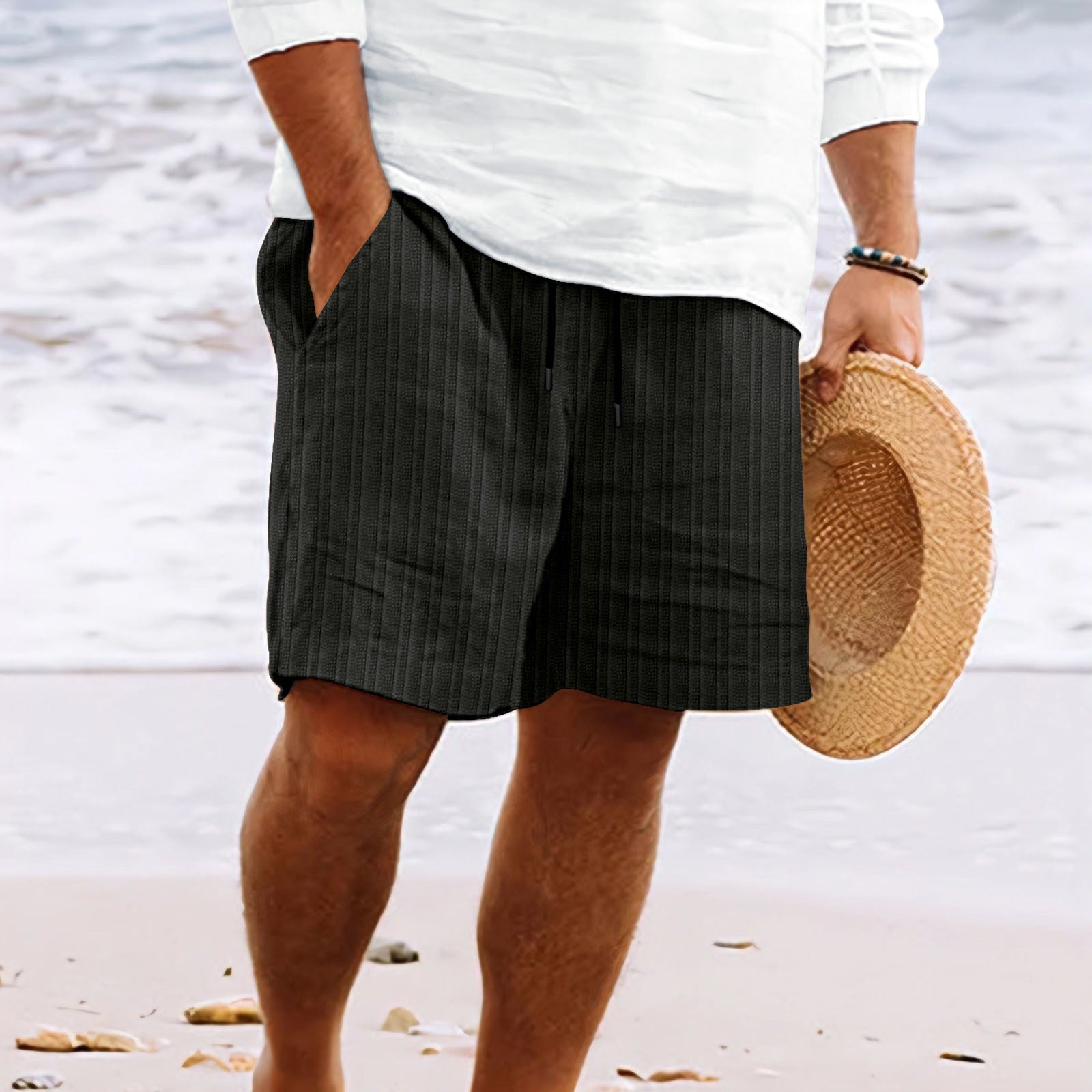 Dario | Men’s Striped Summer Shorts