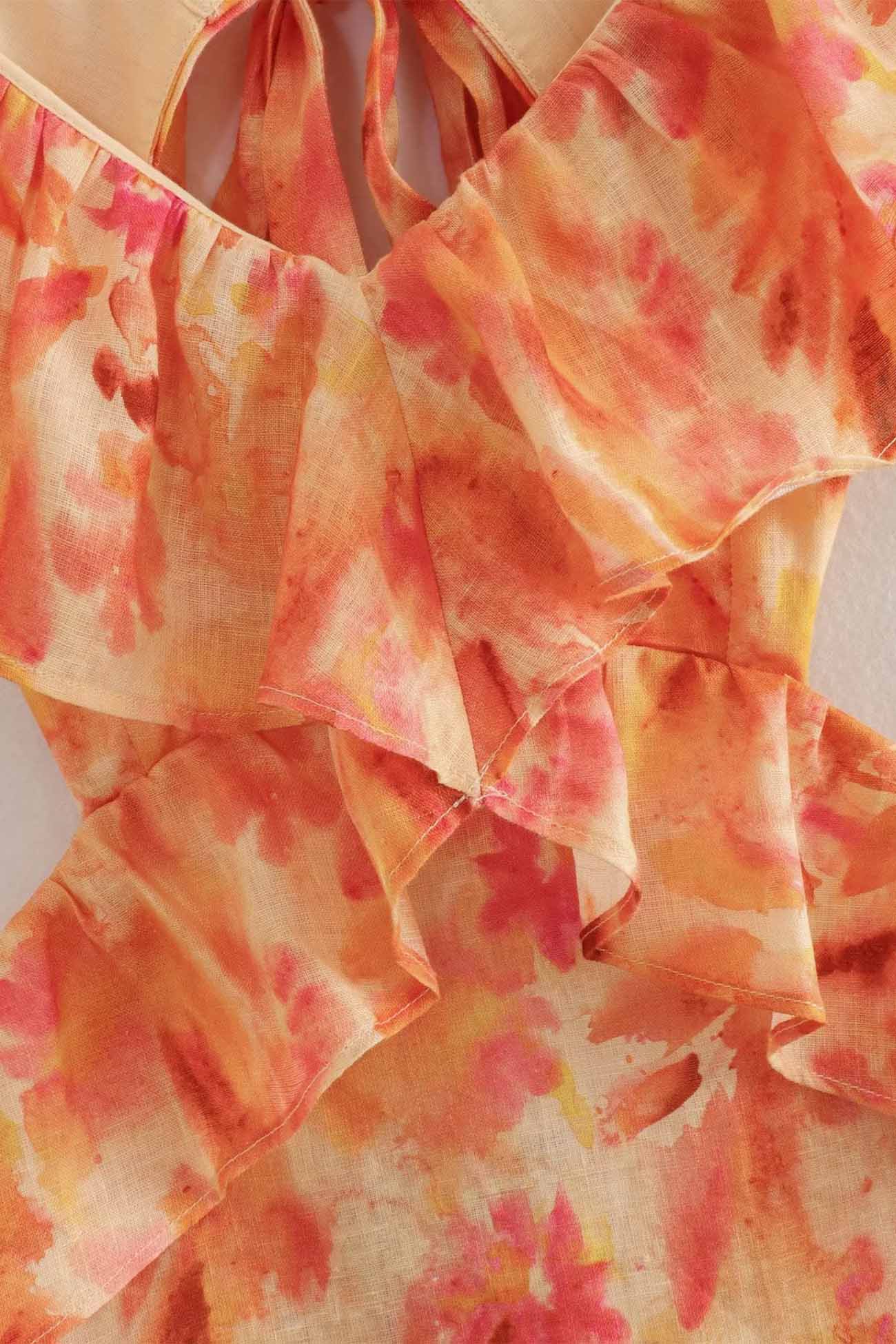 Gloria | Women’s Ruffle Strap Floral Maxi Dress