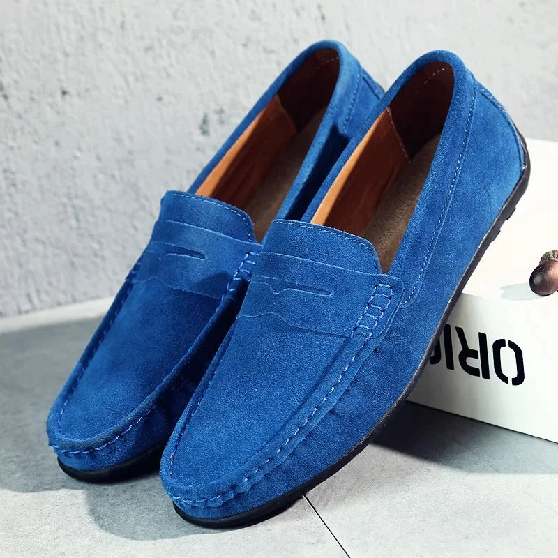 Marceau | Men’s Suede Penny Loafers