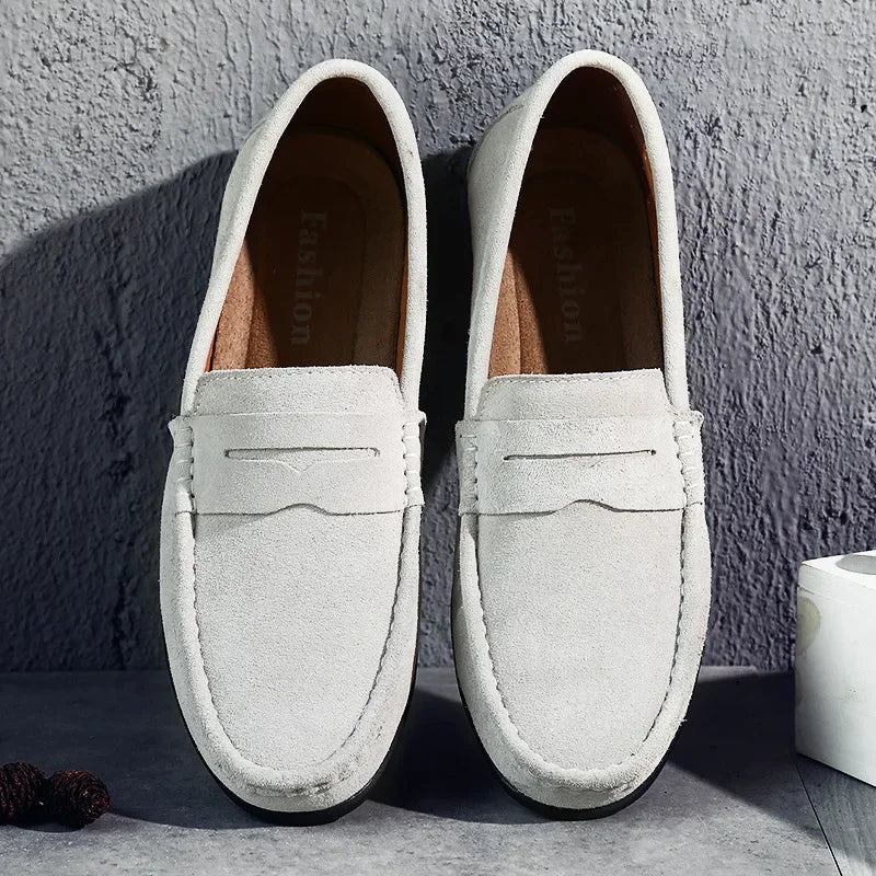 Marceau | Men’s Suede Penny Loafers