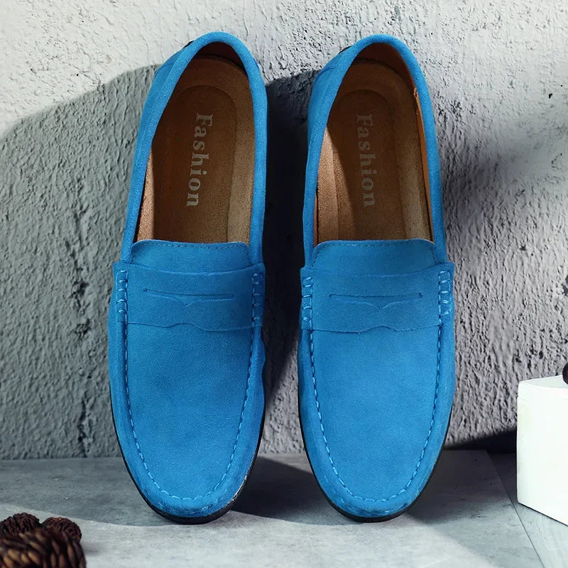 Marceau | Men’s Suede Penny Loafers