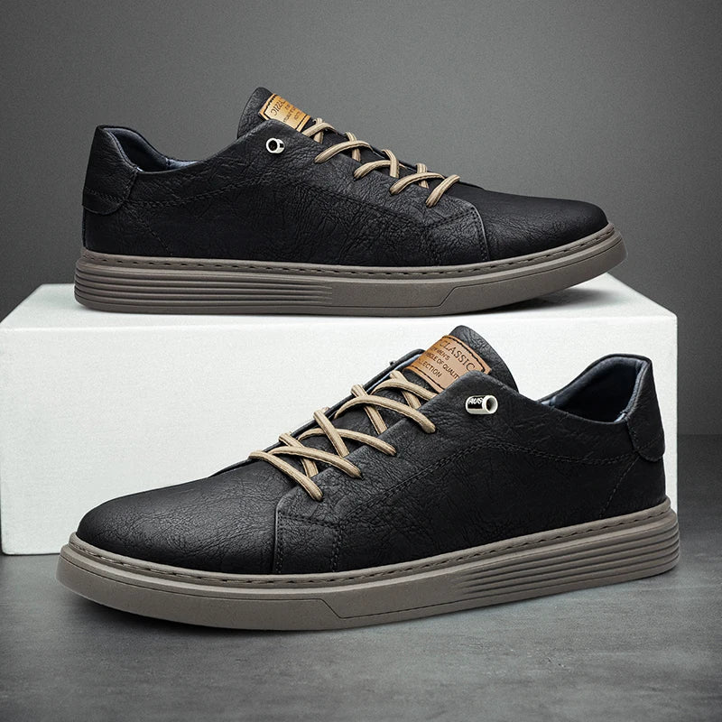 Quin | Men’s Lace-Up Low-Top Sneakers