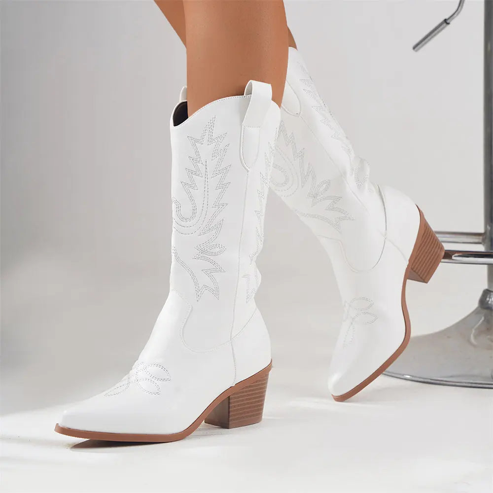 Marcella | Women’s Cowboy Heeled Boots