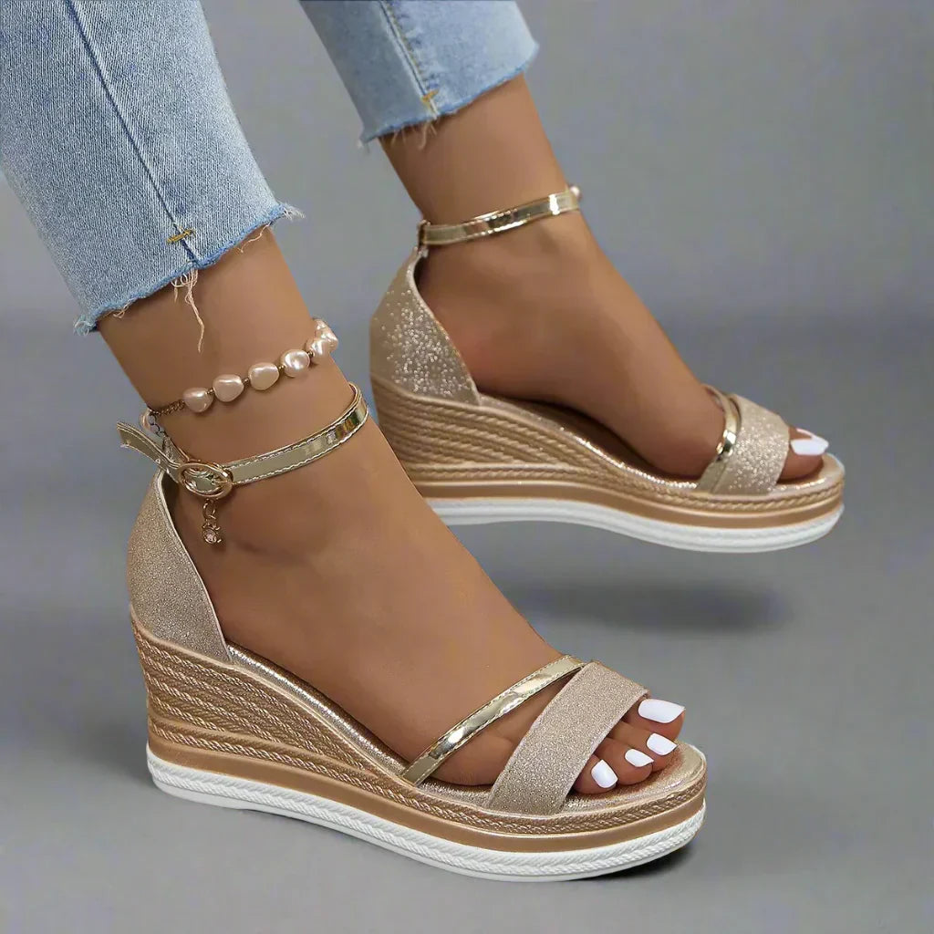 Federica | Women’s Wedge Strap Sandals