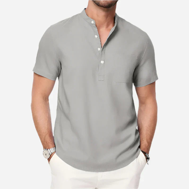 Mikko | Men’s Short Sleeve Henley Shirt