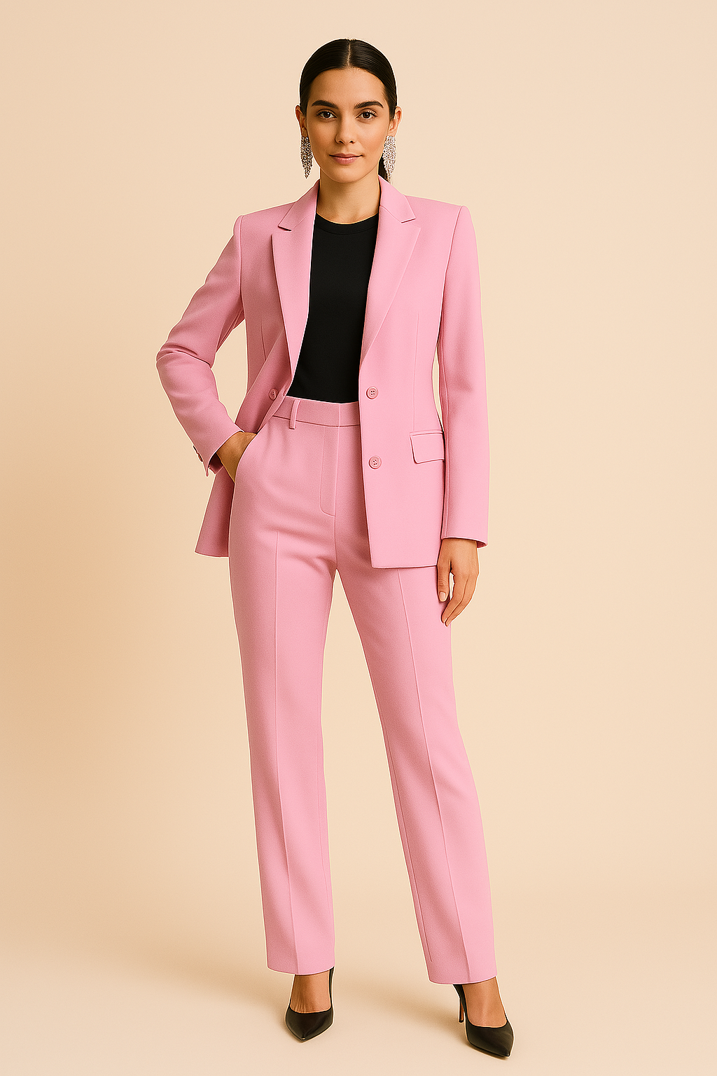 Esperanza | Women’s Lightweight Crepe Co-ord Two-Piece Suit