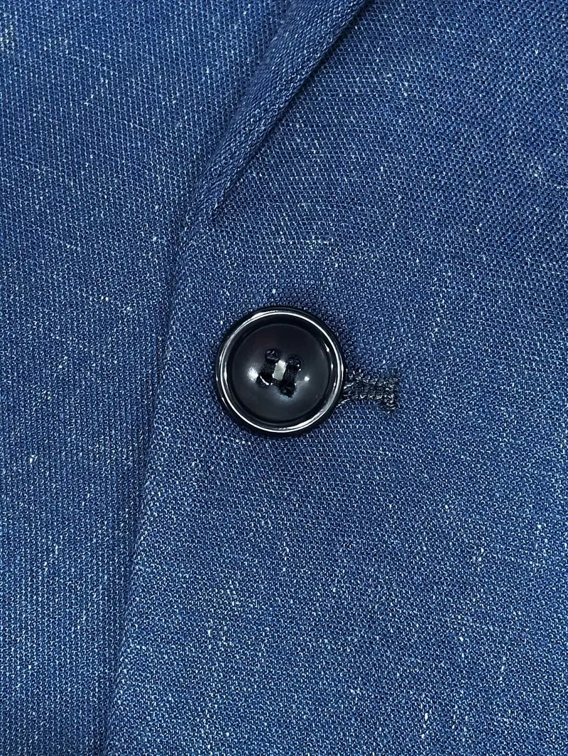 Henrik | Men’s Linen Blend Tuxedo Style Two-Piece Suit