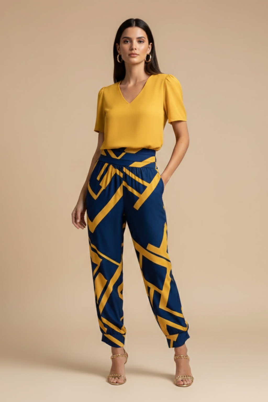 Agata | Women’s Blouse and Trousers Set