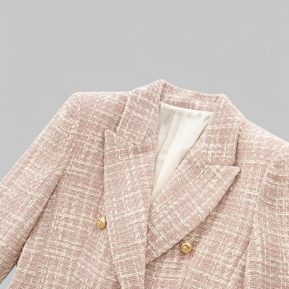 Anneliese | Women's Double-Breasted Tweed Blazer
