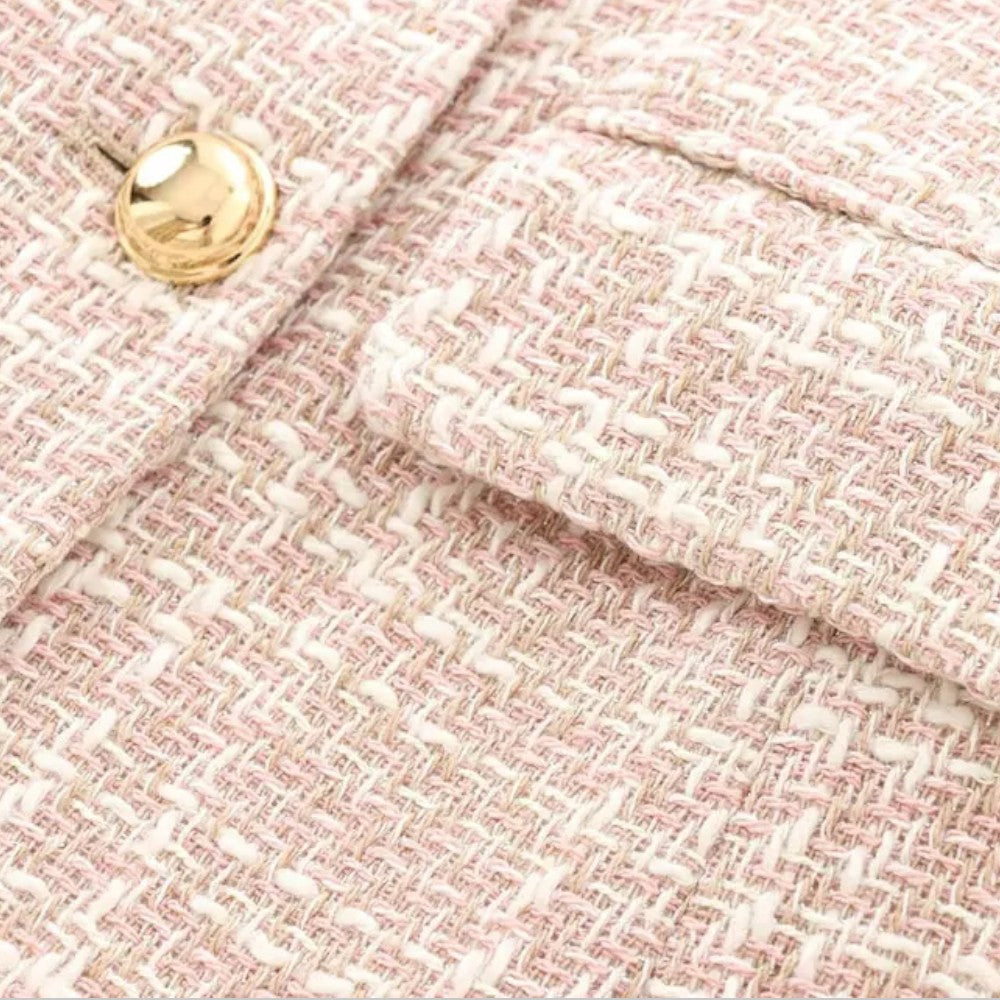 Anneliese | Women's Double-Breasted Tweed Blazer