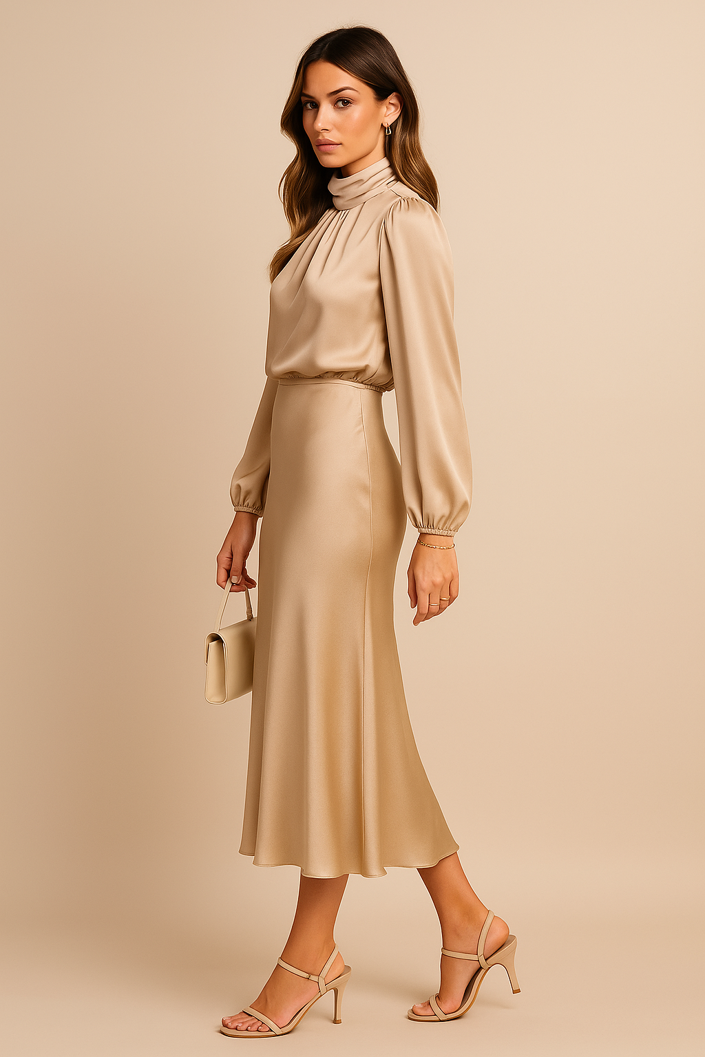 Ash | Women’s Long Sleeve Midi Dress