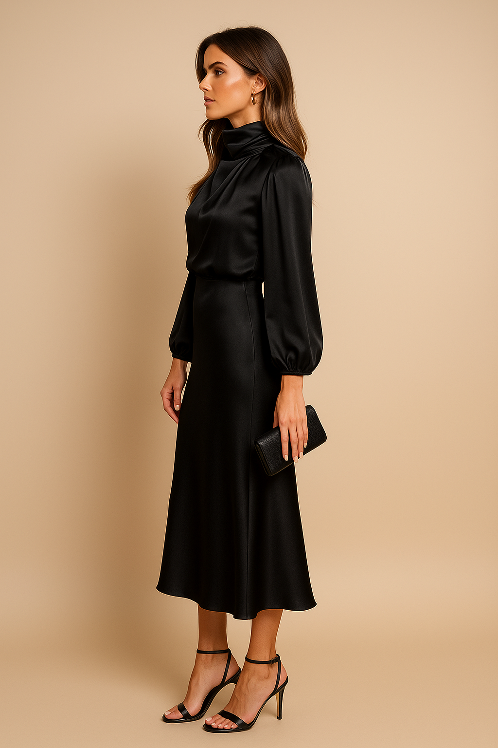 Ash | Women’s Long Sleeve Midi Dress