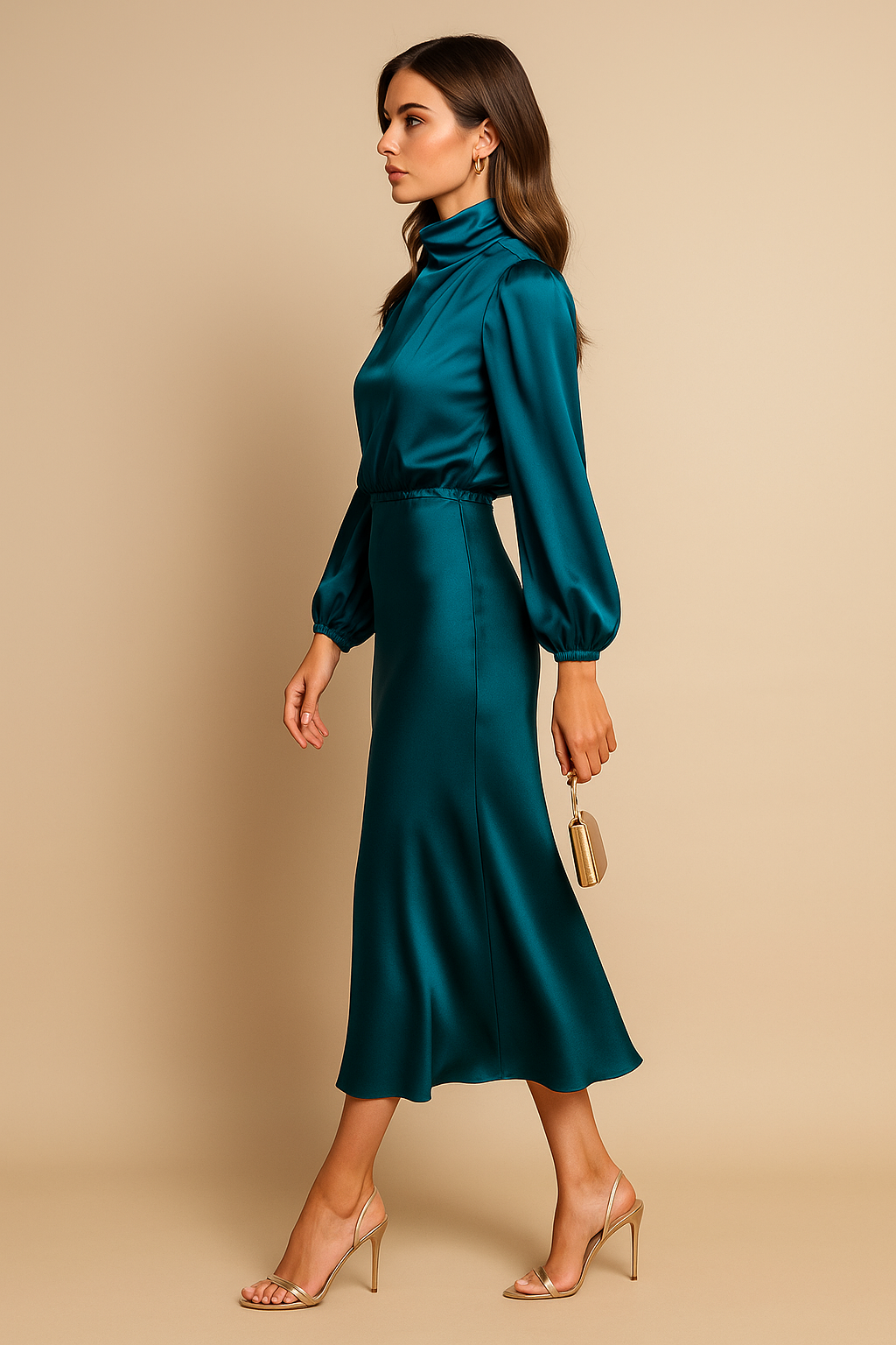 Ash | Women’s Long Sleeve Midi Dress