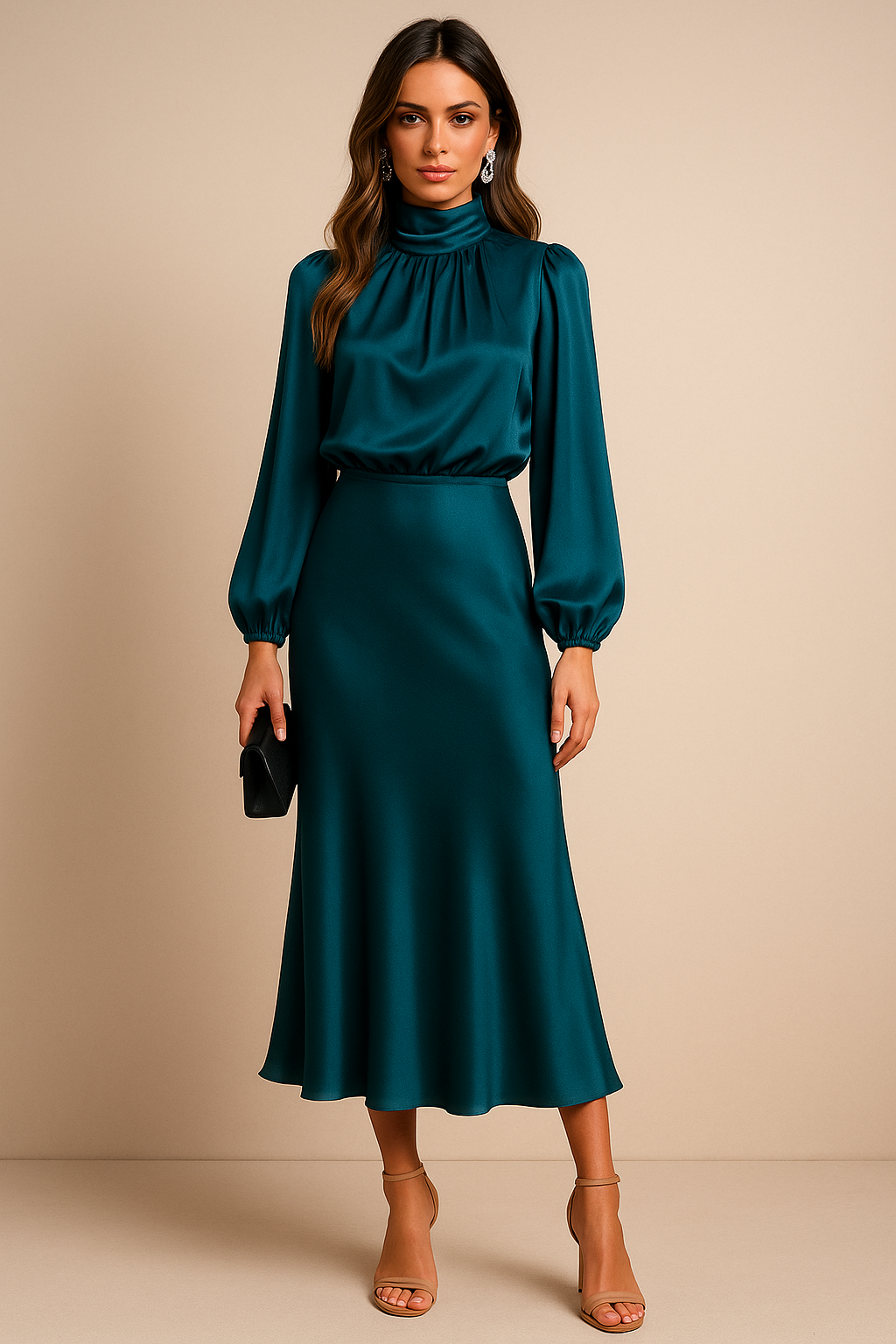 Ash | Women’s Long Sleeve Midi Dress