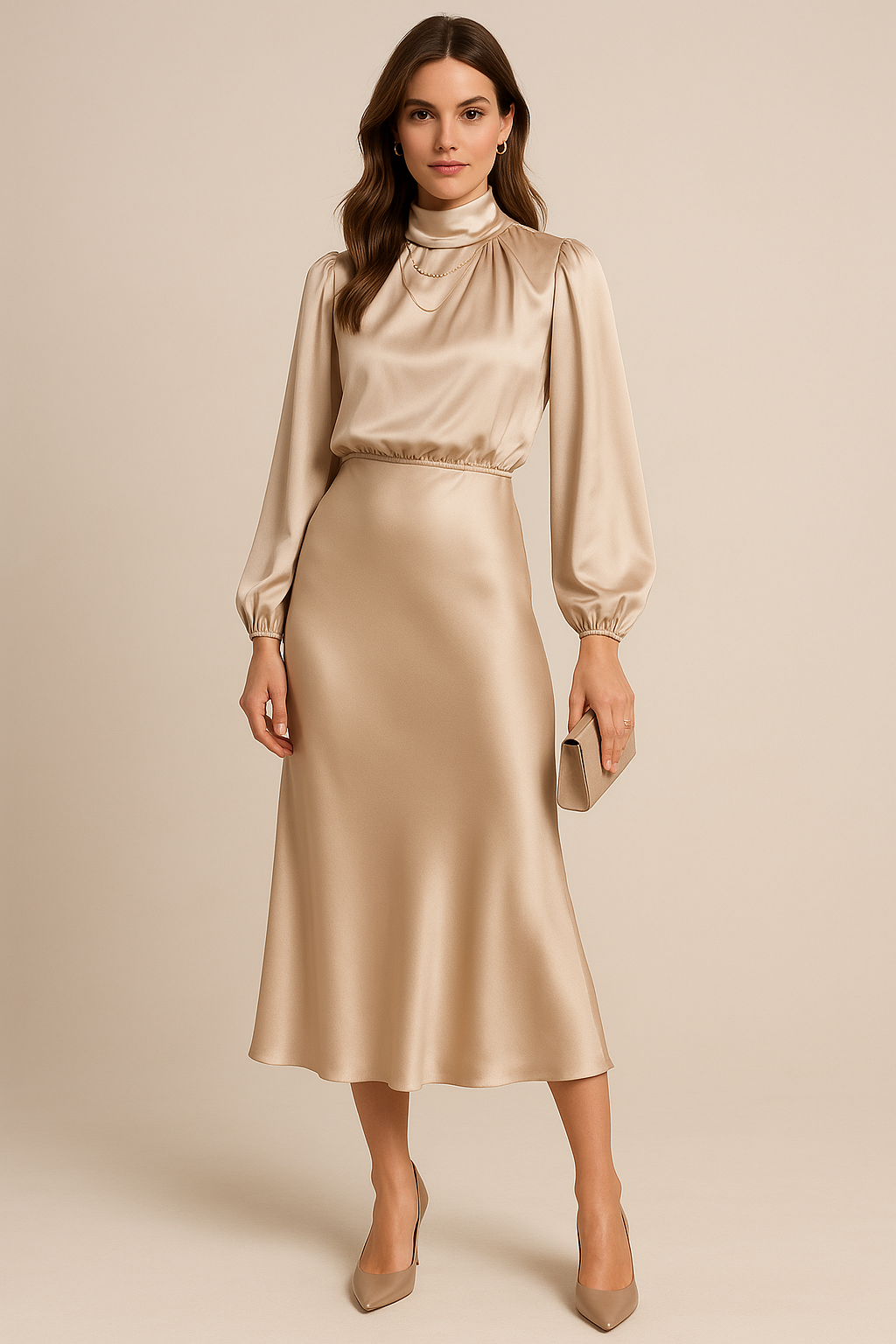 Ash | Women’s Long Sleeve Midi Dress
