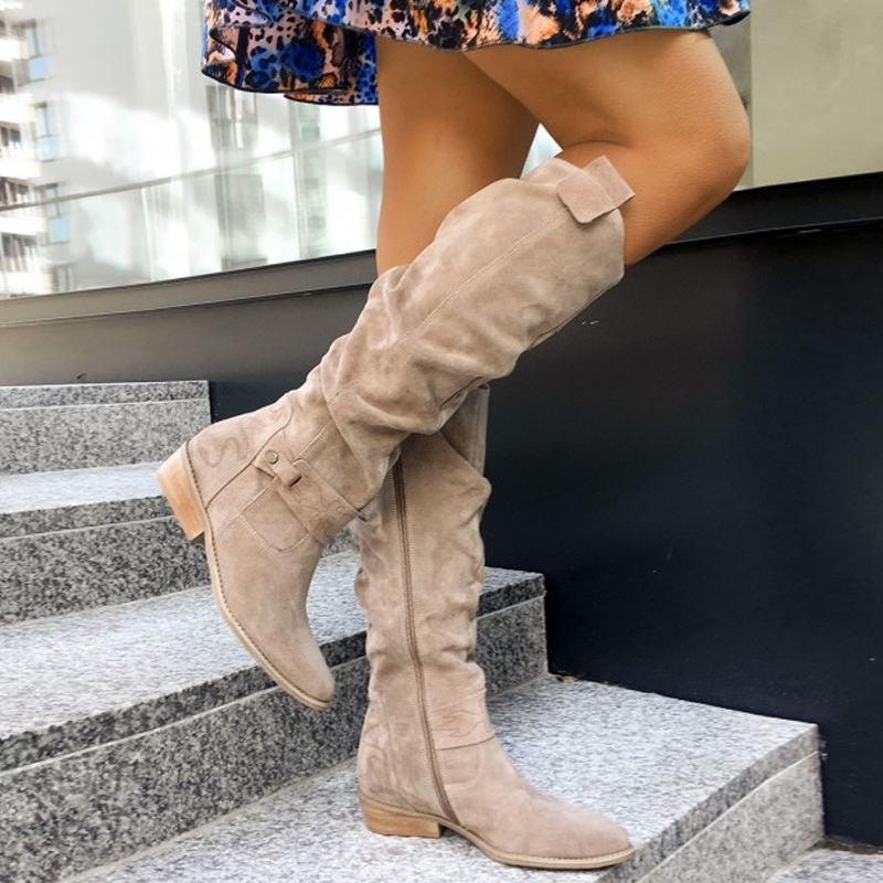 Samira | Women’s Knee-High Slouch Boots
