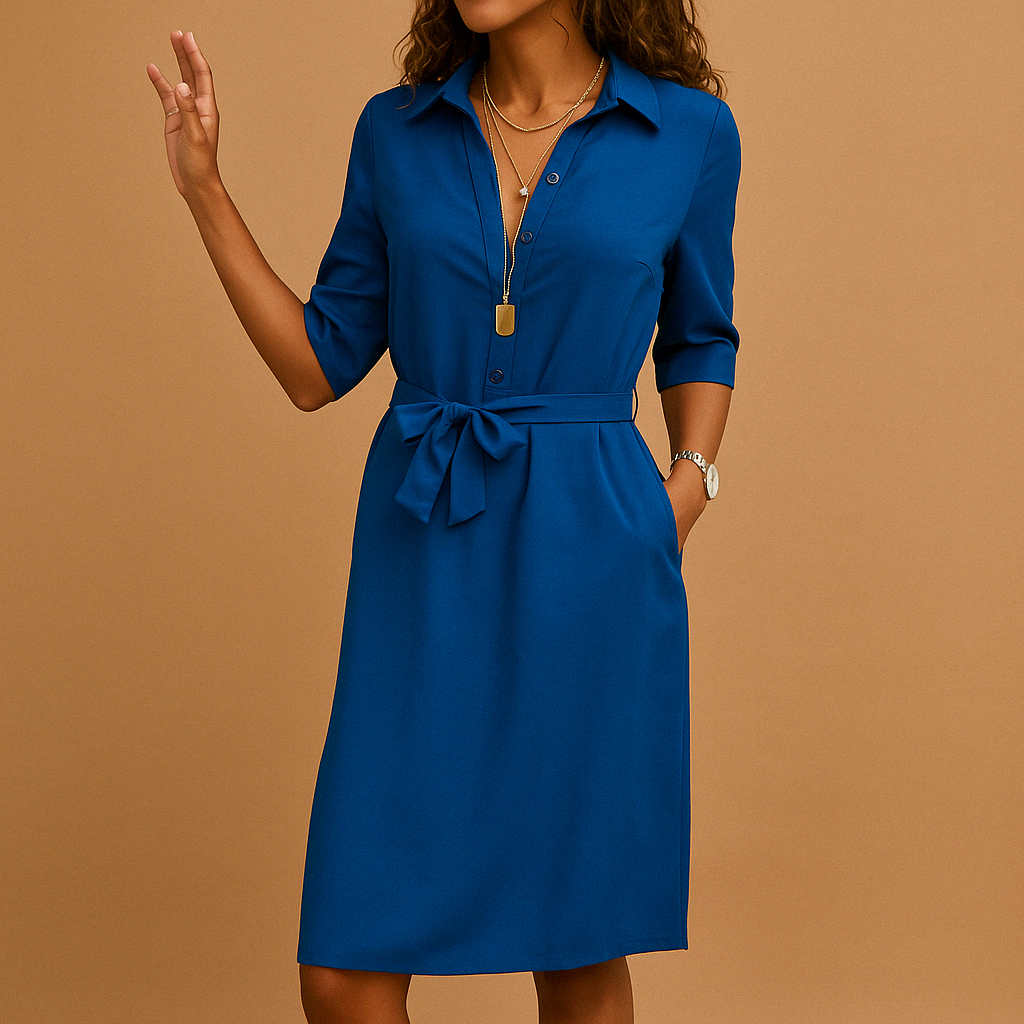 Cia | Women’s V-Neck Midi Dress