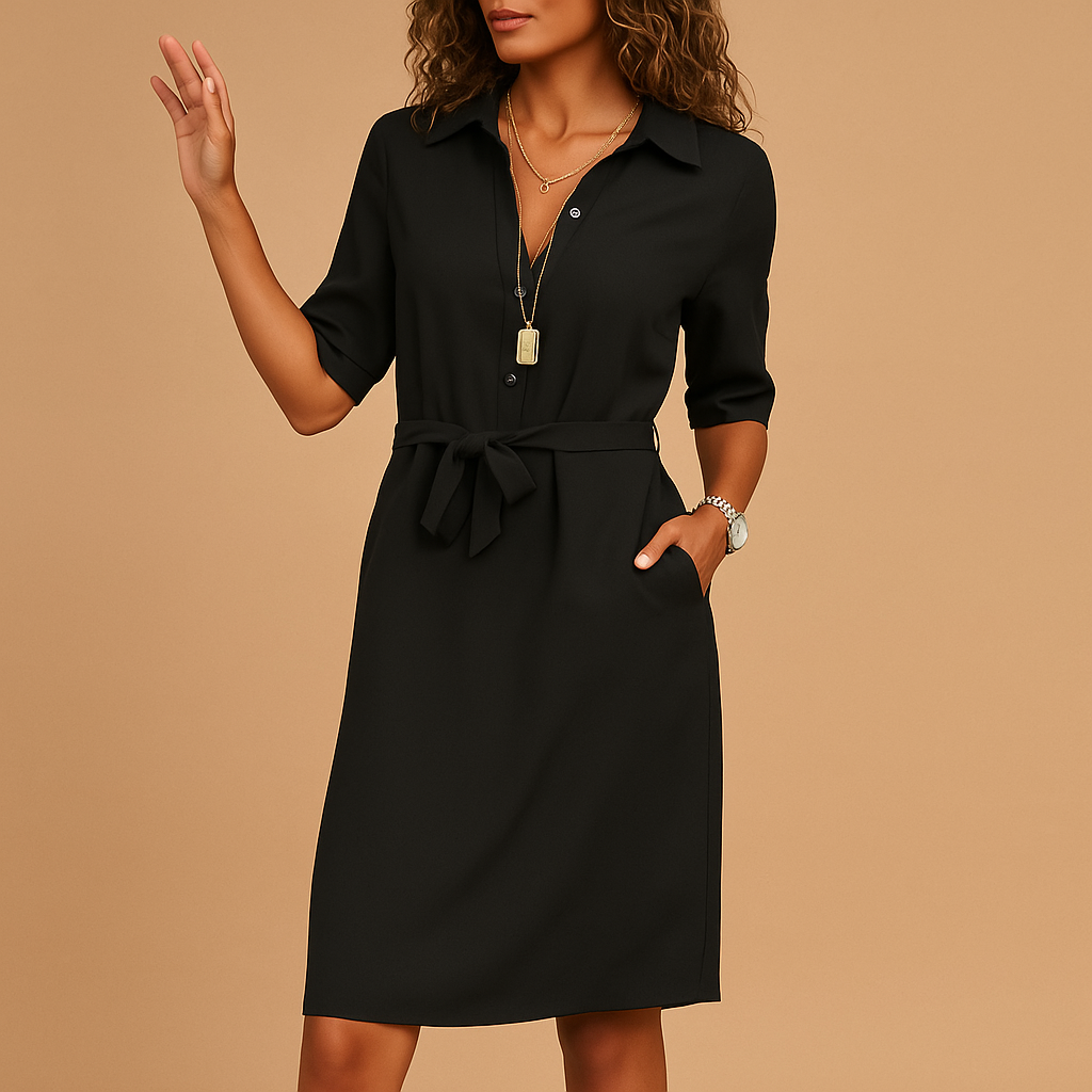 Cia | Women’s V-Neck Midi Dress