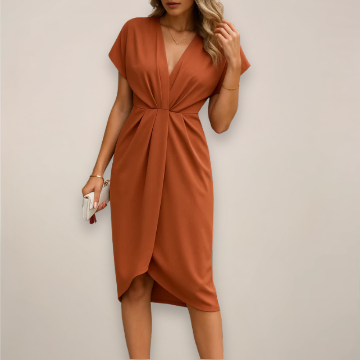 Lyza | Women’s Wrap Midi Dress
