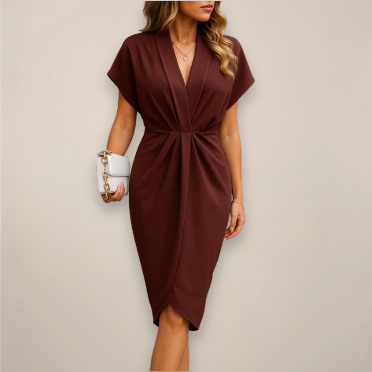 Lyza | Women’s Wrap Midi Dress