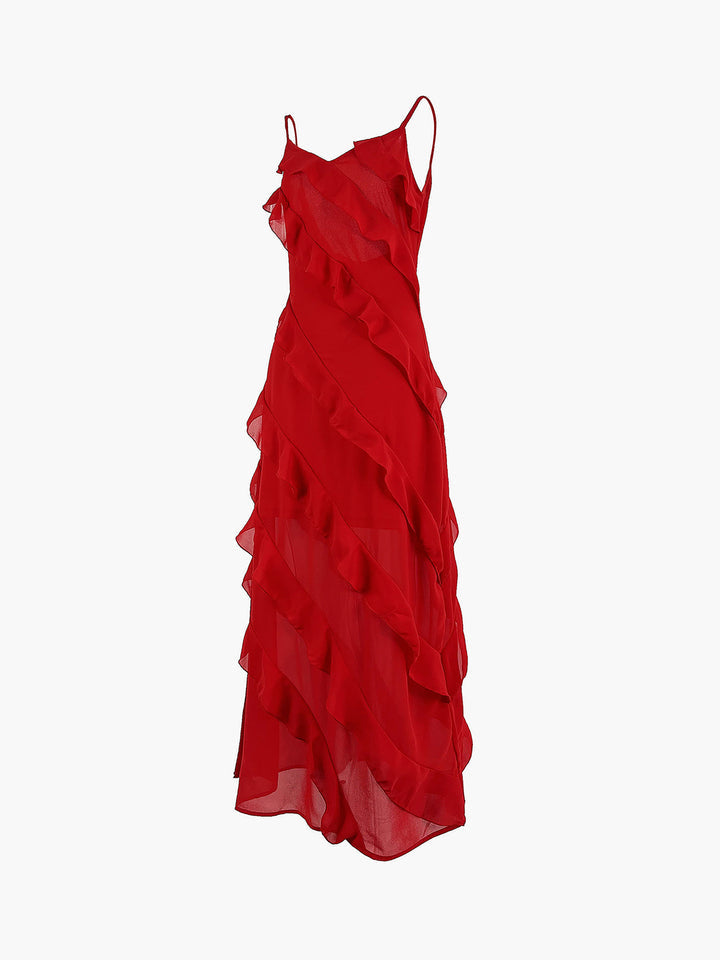 Fiona | Women’s Ruffle Maxi Dress