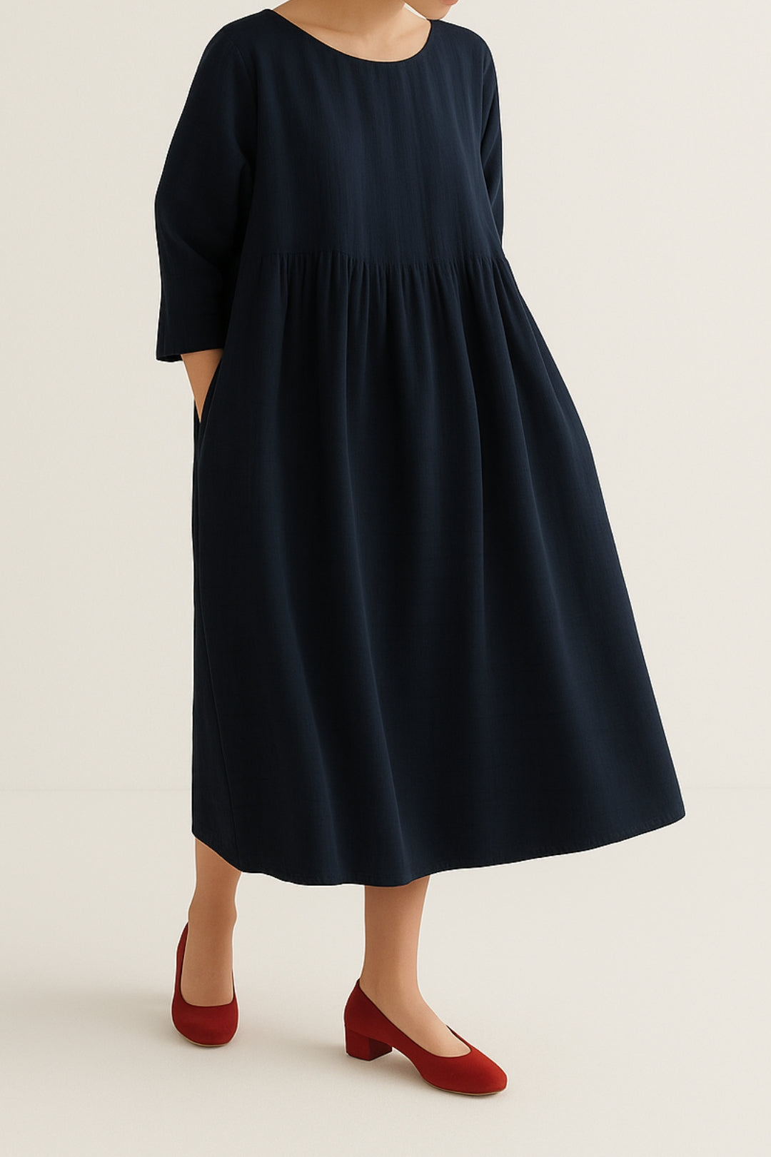 Dany | Women’s Pleated Midi Dress