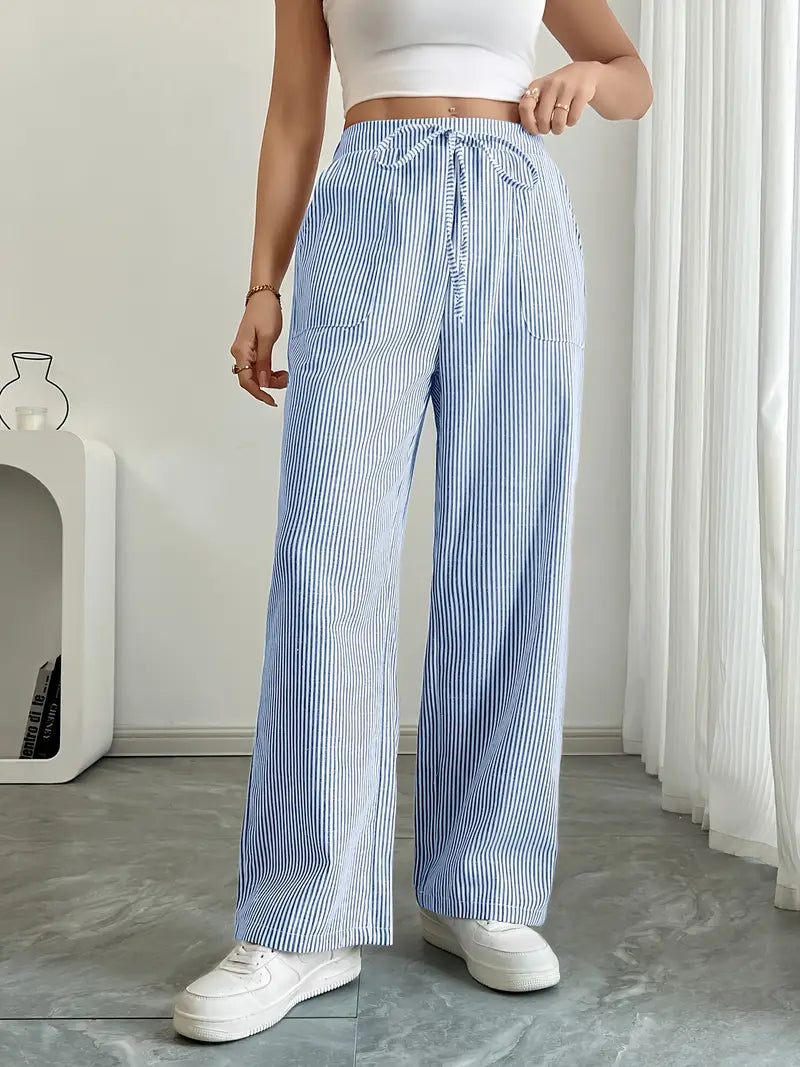 Bernice | Women’s Boho Beach Flare Trousers