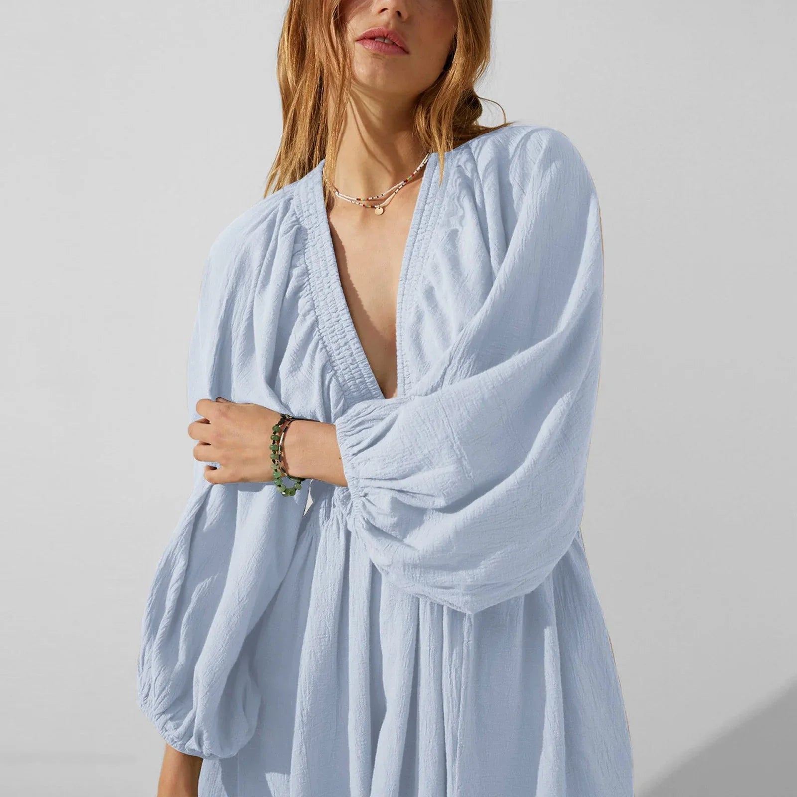 Alexandra | Women’s V-Neck Mini Dress