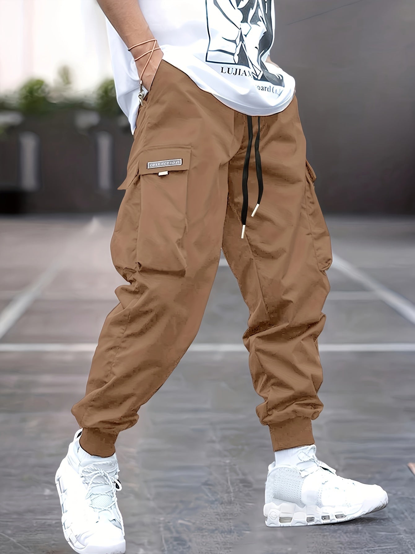 Oliver | Men’s Cuffed Ankle Cargo Jogger Pants