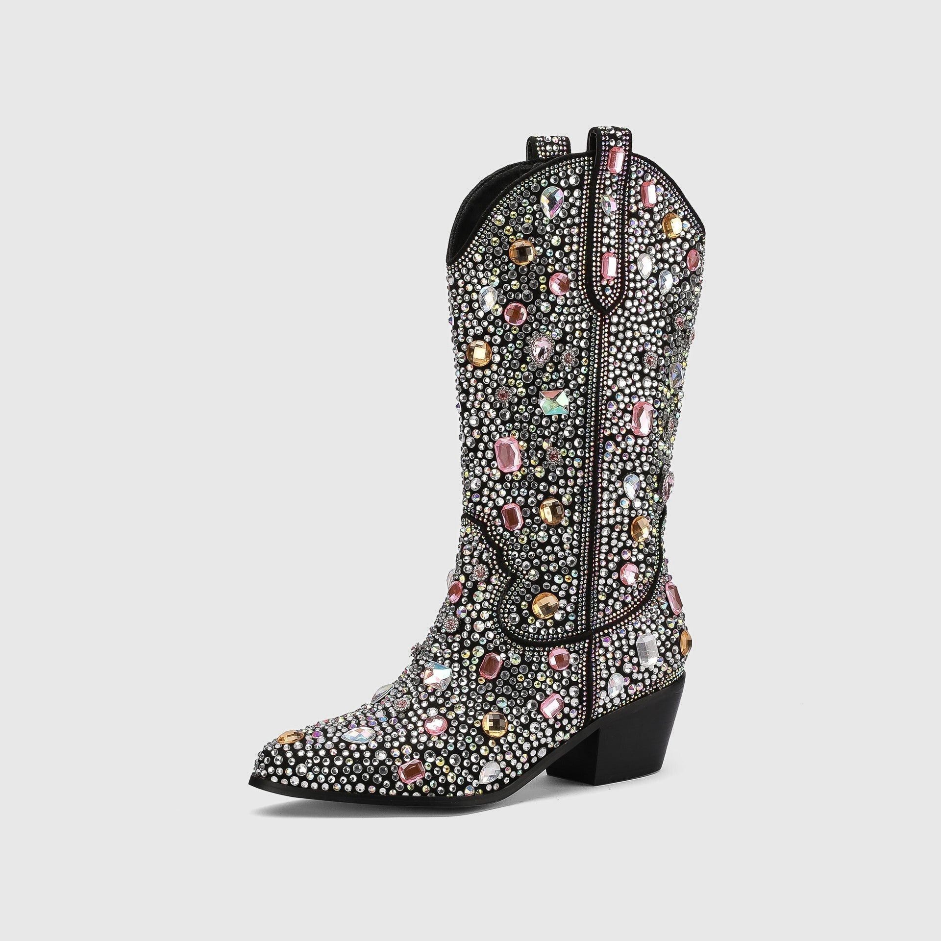 Ginevra | Women’s Embellished Mid-Calf Boots