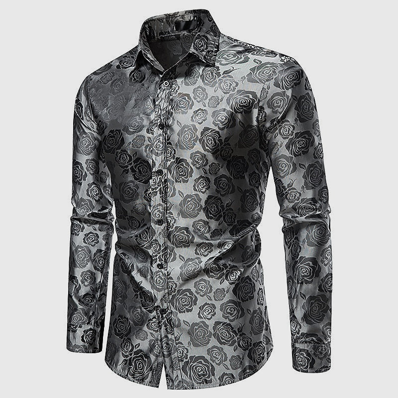 Szymon | Men’s Rose Long Sleeve Shirt
