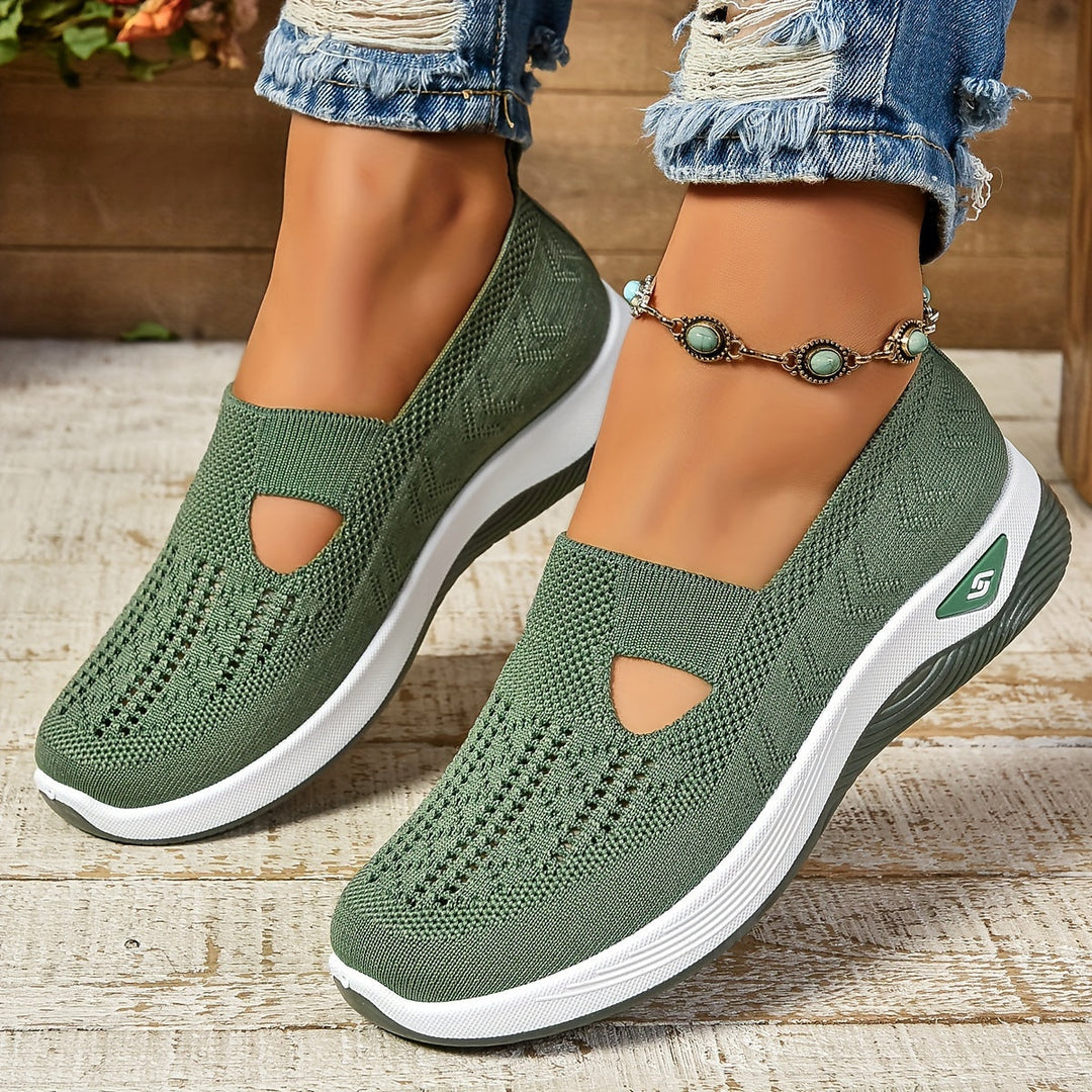 Solene | Women’s Flat Slip-On Knitted Orthopedic Sandal