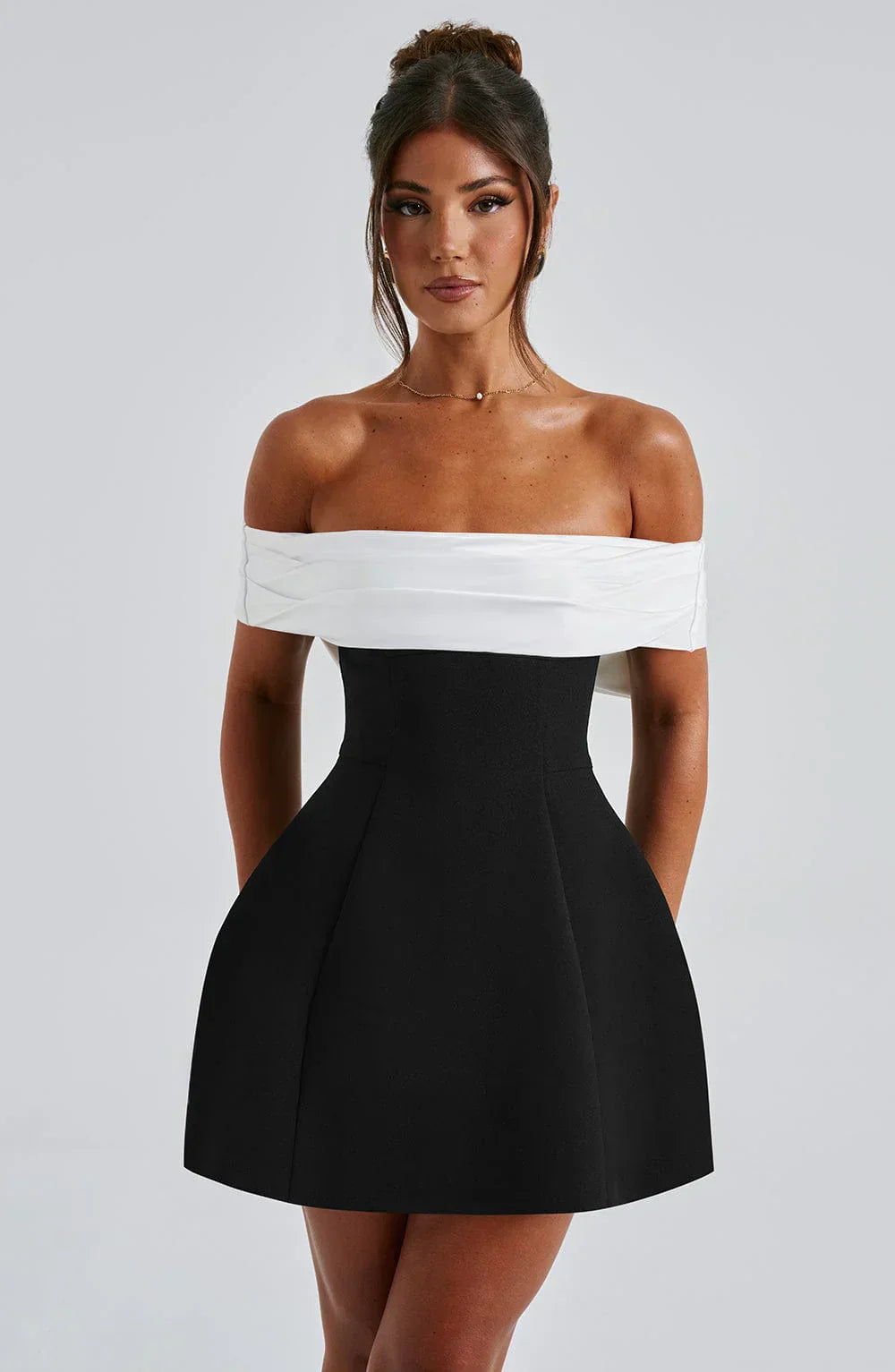 Amelia | Women’s Off-Shoulder Cocktail Mini Dress