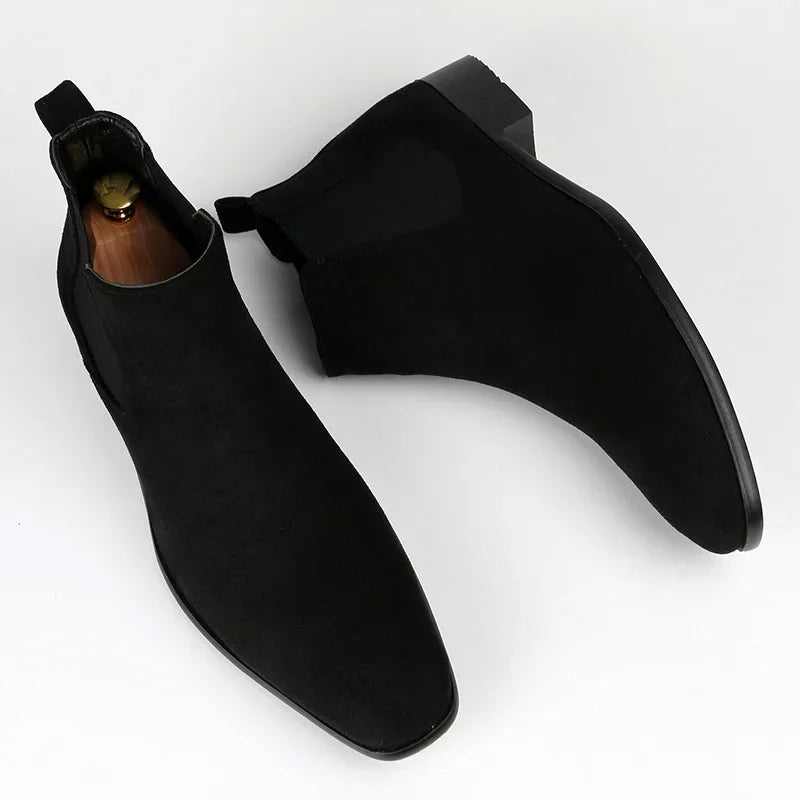 Cyrax | Men’s Suede Chelsea Boots