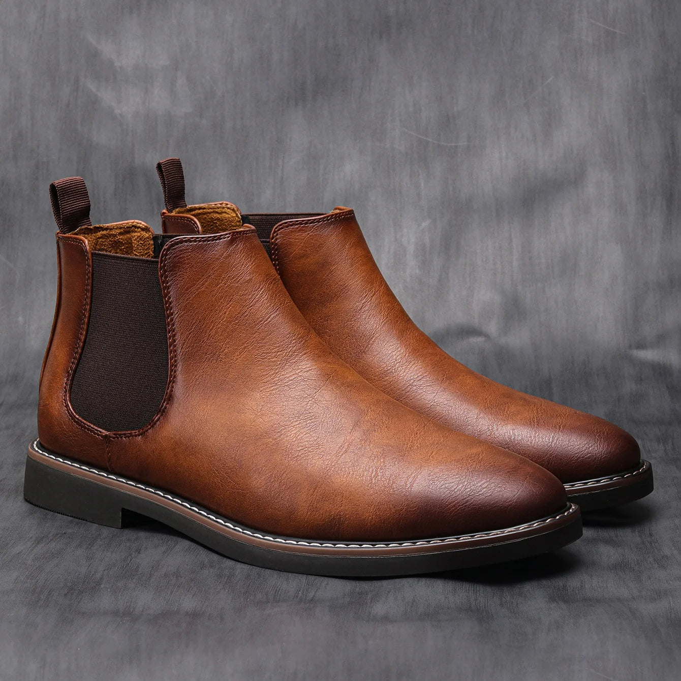 Carlo | Men’s Top-Grain Leather Chelsea Boots