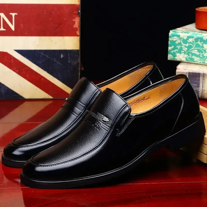 Hector | Men’s Pebble-Grain Leather Loafers