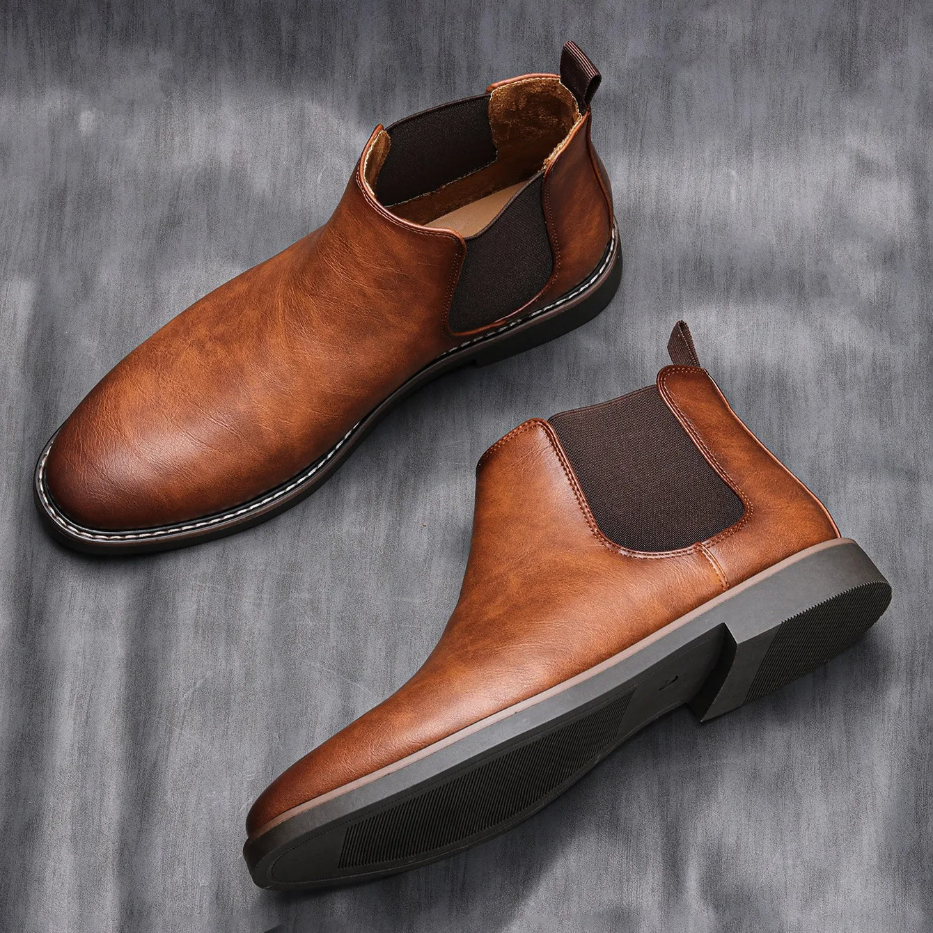 Carlo | Men’s Top-Grain Leather Chelsea Boots